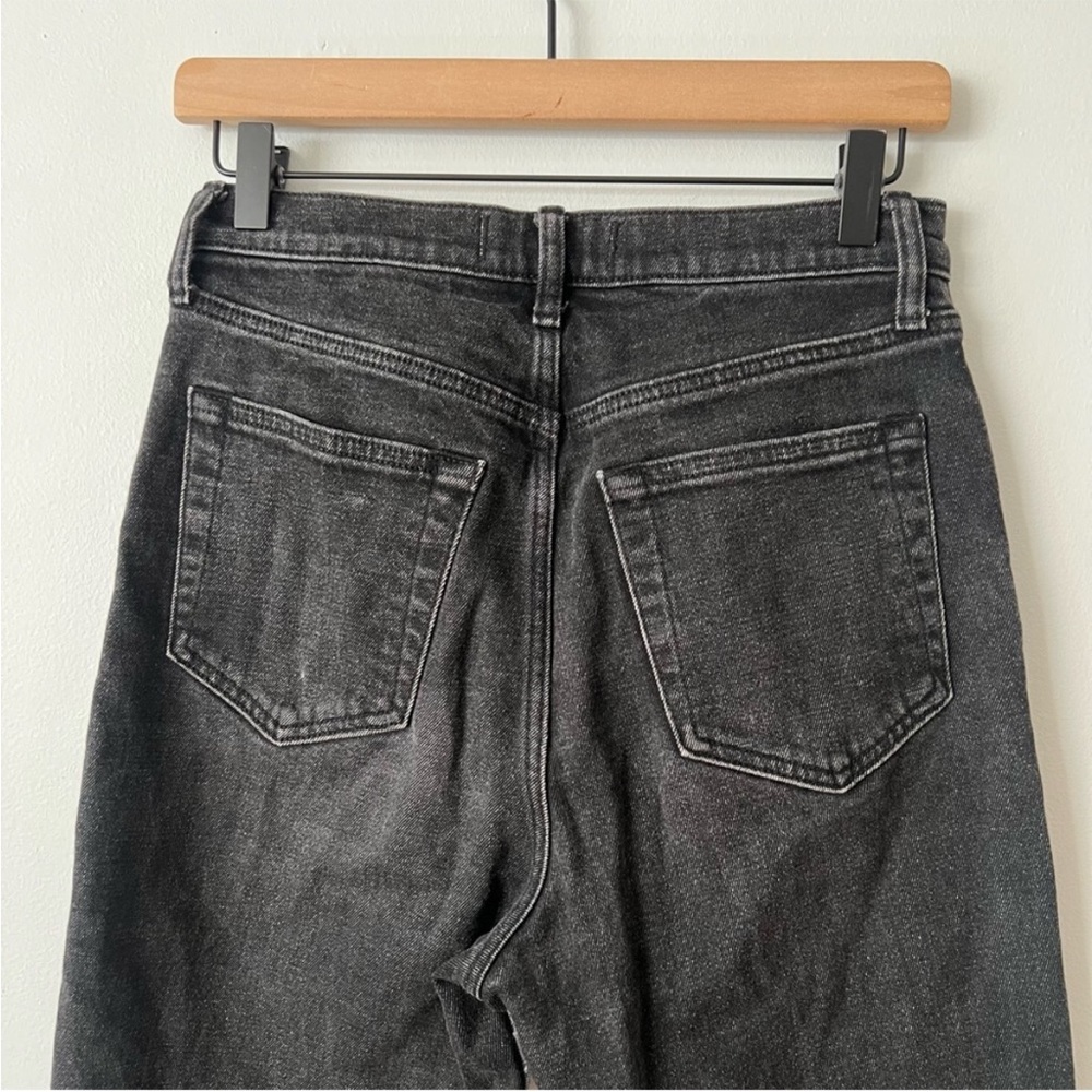 Abercrombie & Fitch Ultra High Rise Ankle Straight Jeans Black Women’s Size 27/4